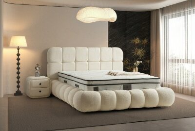 Lit-coffre Boxspring ANGEL CREAM
