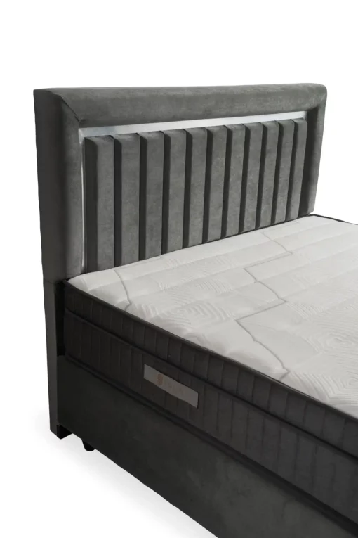 Lit-coffre Boxspring GÜZİDE SILVER – Image 7