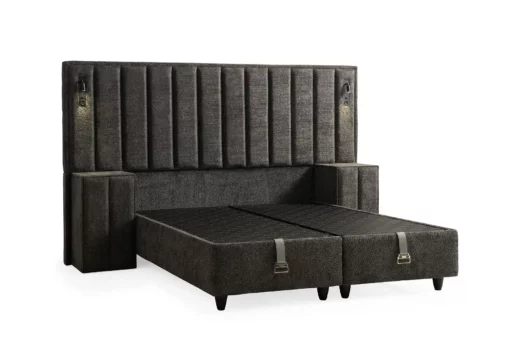 Lit-coffre Boxspring PELLA GREY – Image 4
