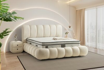 Lit-coffre Boxspring STAR CREAM