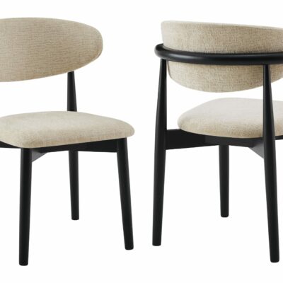 Chaise 'Wren' Cappuccino