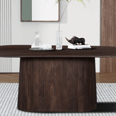 Table 'Miguel' Brun foncé 200 cm